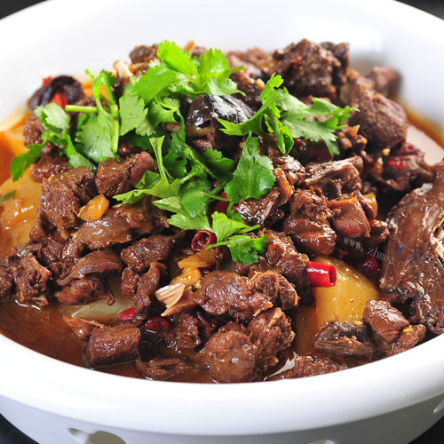 美味的红烧兔肉