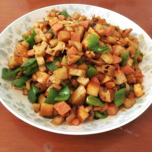 家常的炒藕丁
