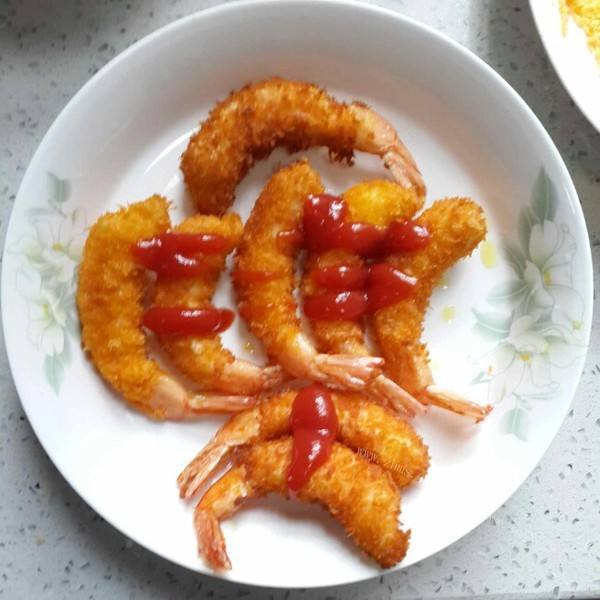 美味的大虾什锦天妇罗