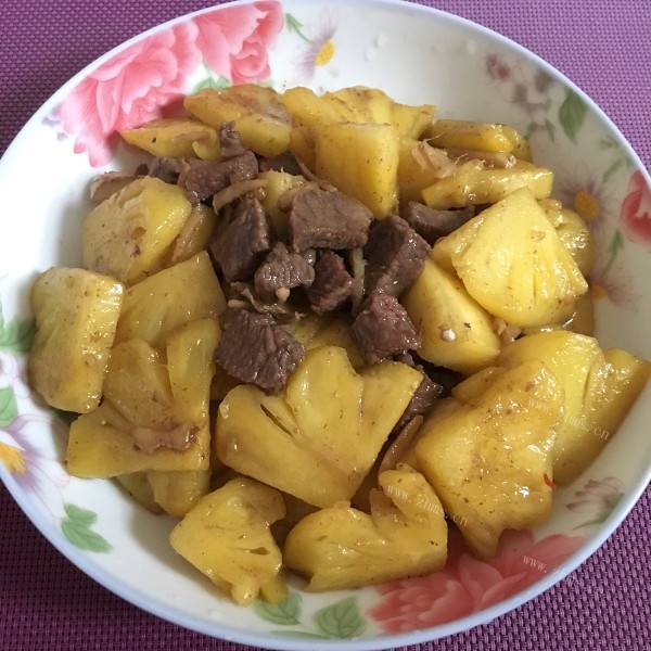 好吃的菠萝牛肉