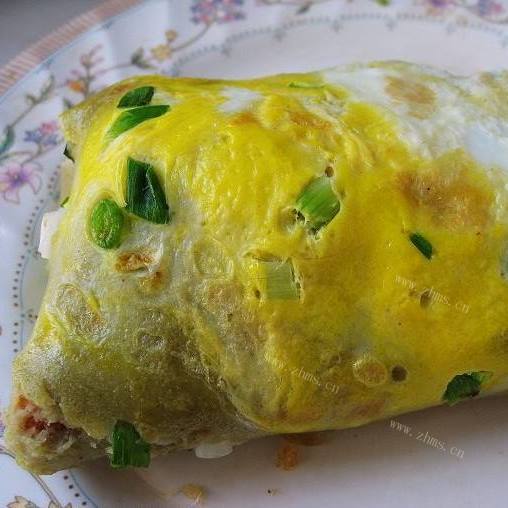 金黄的煎饼馃子
