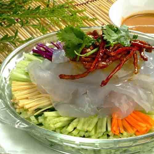 家常拉皮肉丝