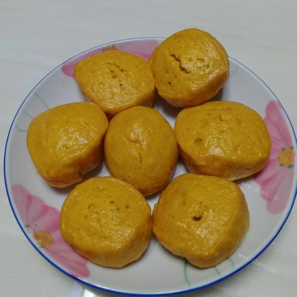 手工南瓜馒头