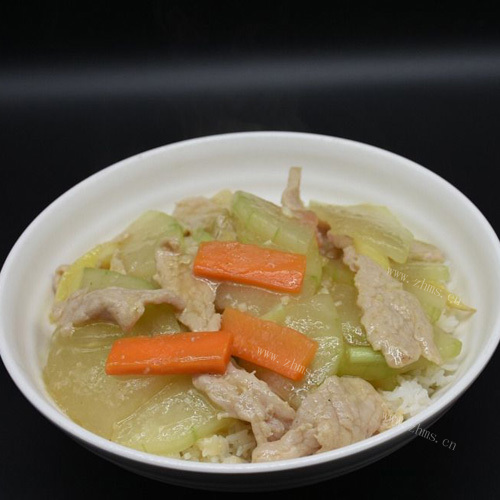 家常菜冬瓜炒肉片