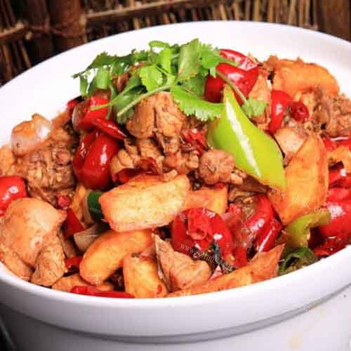 家庭版麻辣大盘鸡