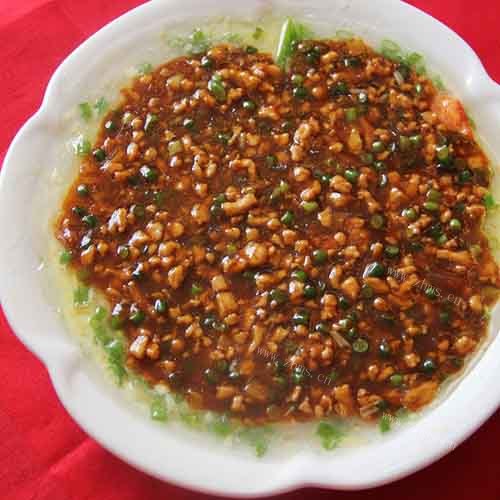 肉末鸡蛋羹