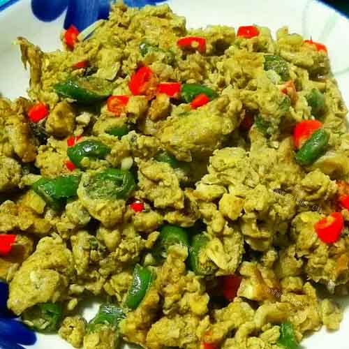 超好吃的虾酱鸡蛋