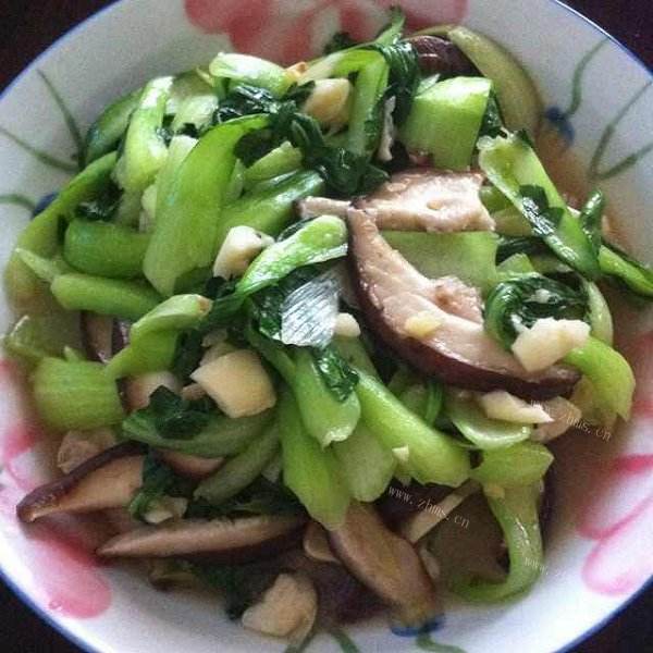 「念念不忘」香菇青菜