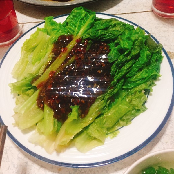 味道不错的蒜蓉菜心