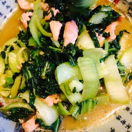 创意青菜炒肉丝 