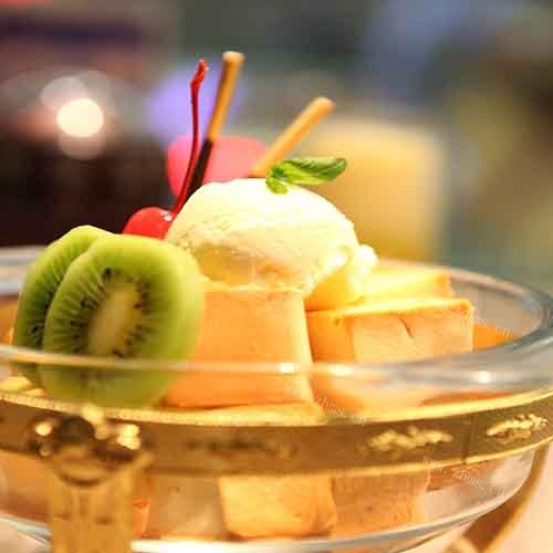 「DIY美食」火烧冰淇淋