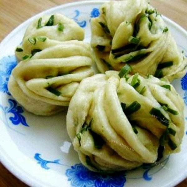 自制香葱花卷