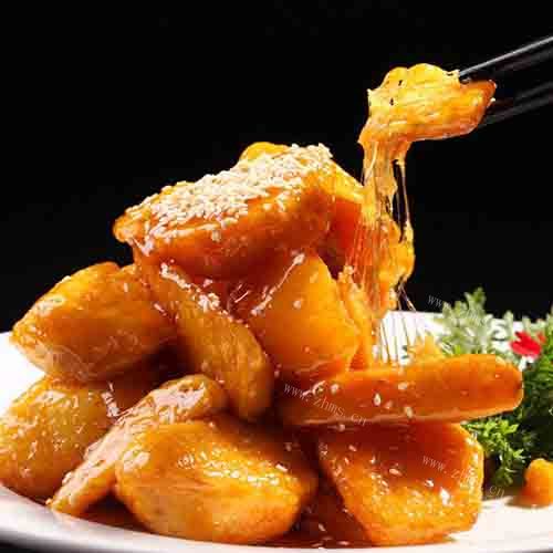 美味的拔丝地瓜
