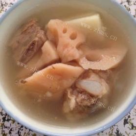 营养的莲藕排骨汤的做法