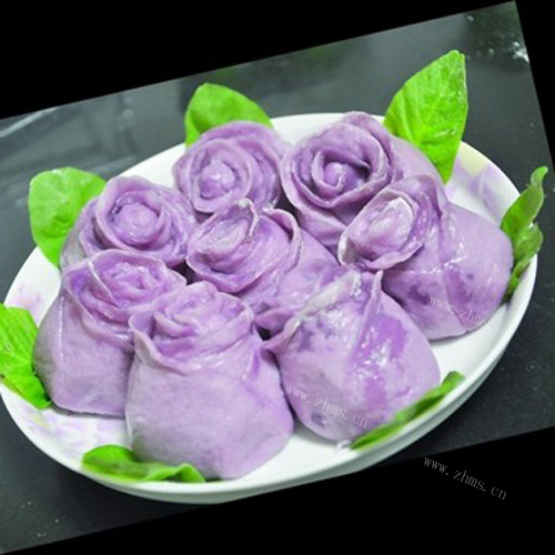 下饭的玫瑰花馒头
