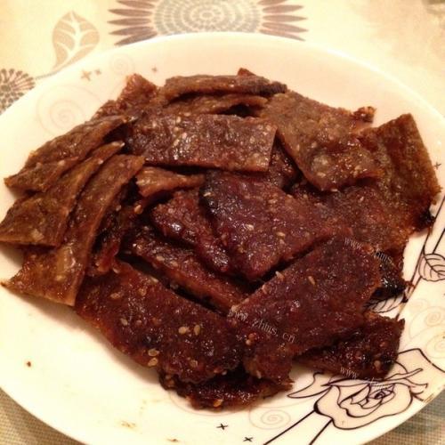 有咬尽自制肉脯