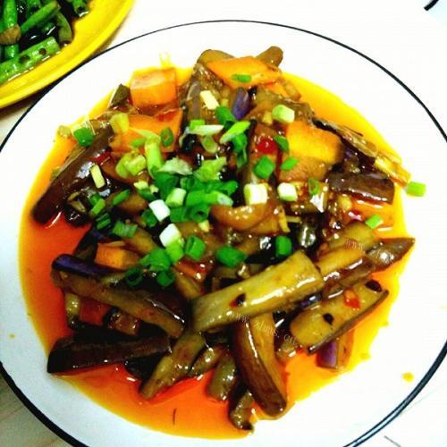 超喜欢的油淋茄子