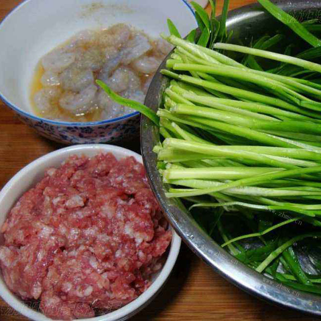 在家做的韭菜饺子馅的做法
