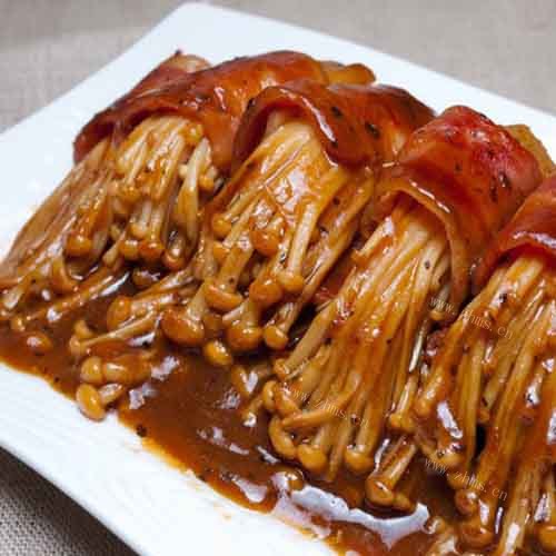 培根金针菇卷（简单版）