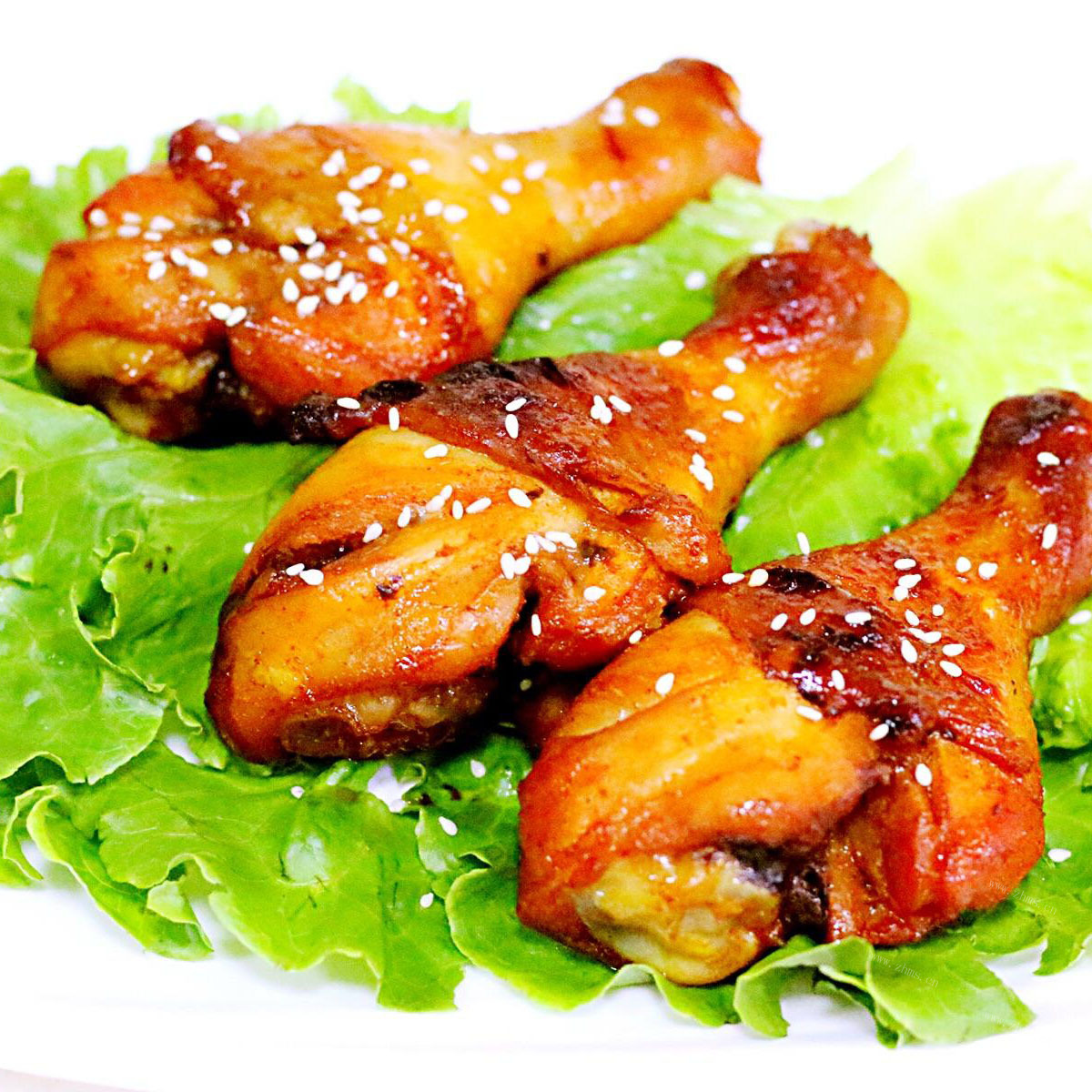 香喷喷的微波炉烤鸡腿