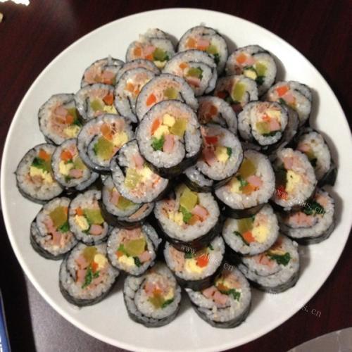 自制韩式紫菜包饭