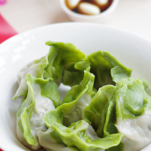 自制猪肉白菜饺子