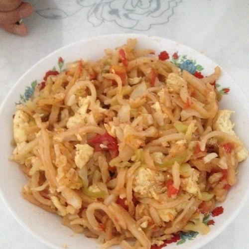 创意洋白菜炒饼 