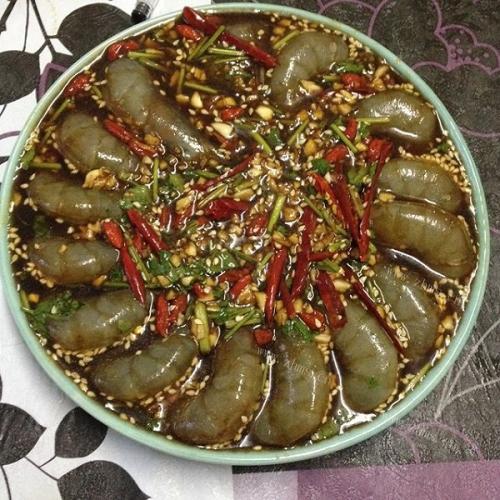 美味的醉虾