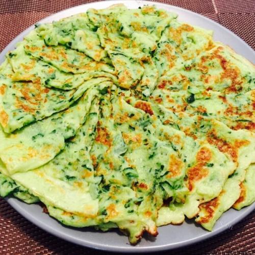色泽不错的黄瓜饼