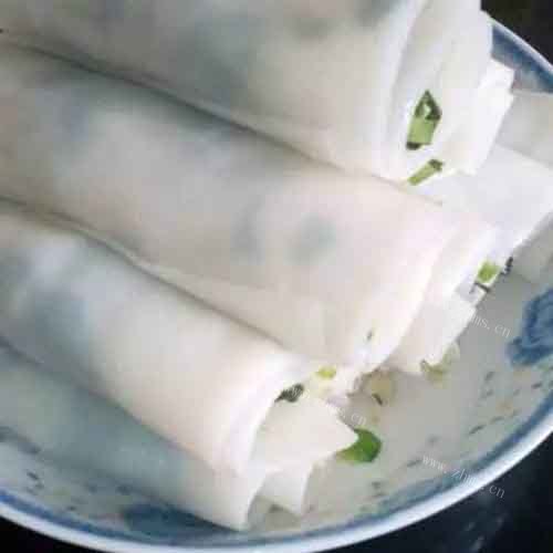 美味的自制春卷