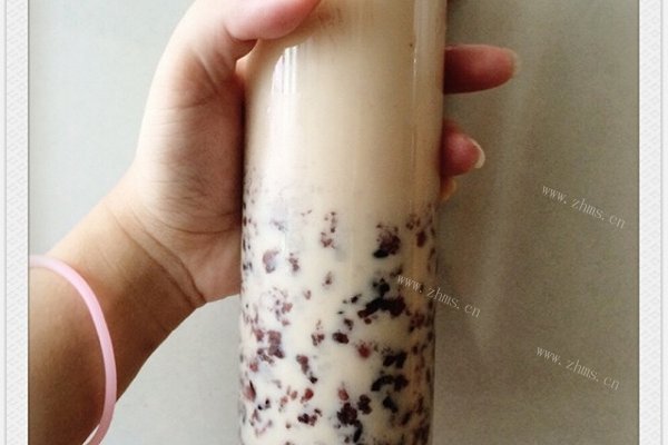 自制的血糯米奶茶
