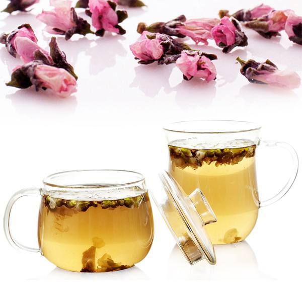 荷叶桃花茶
