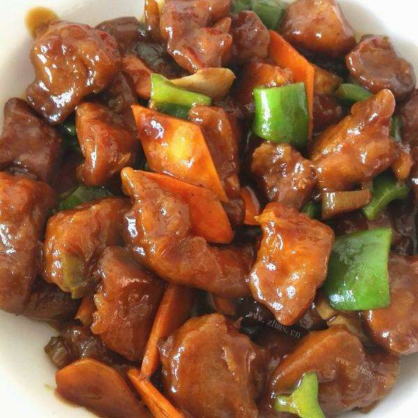 家庭版的熘肉段