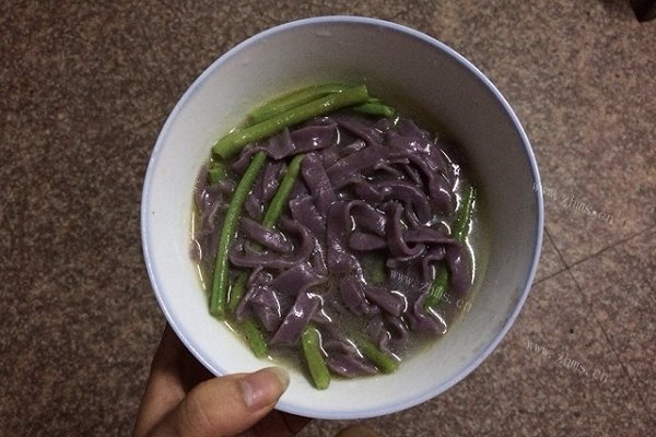 家常紫薯手擀面