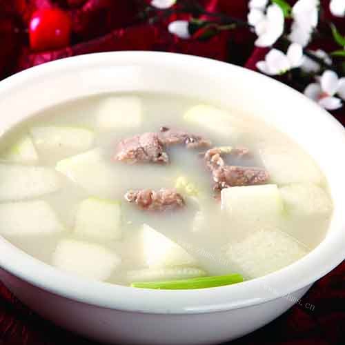健康绿豆冬瓜排骨汤