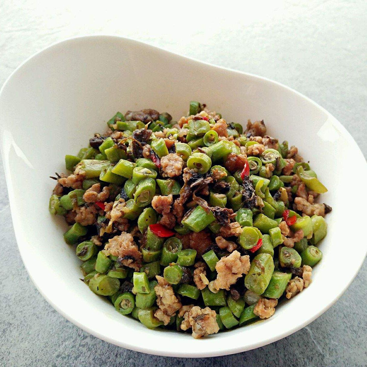 好吃的肉炒豇豆