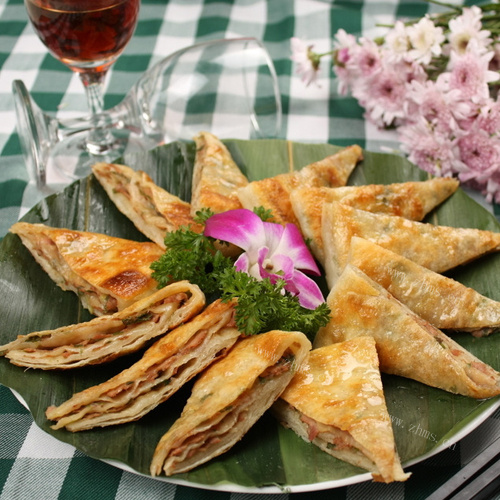 营养早餐千层肉饼