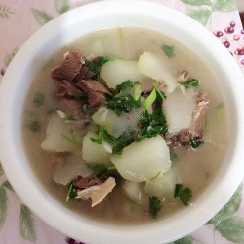 美味可口的冬瓜羊肉丸子汤