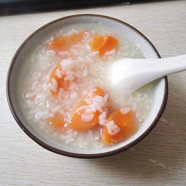 自己做的胡萝卜粥
