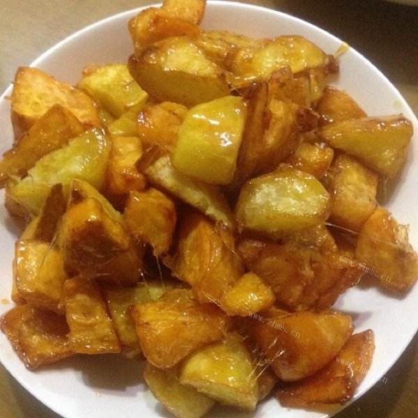 美味的拔丝地瓜