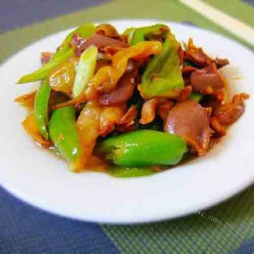 简单版青椒炒鸡胗