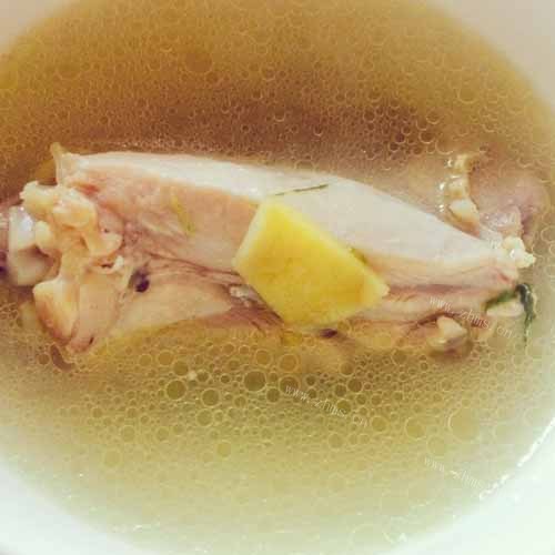 营养的麻油鸡汤