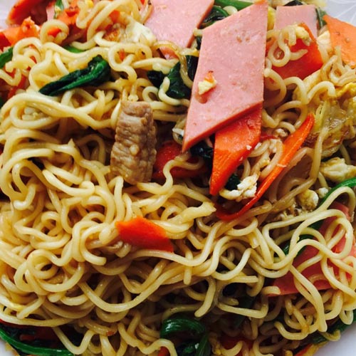 自制炒方便面
