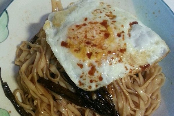自制葱油拌面