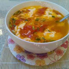美味晚餐番茄蛋汤的做法