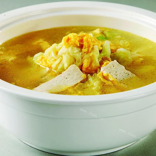 可口鸡汤炖豆腐