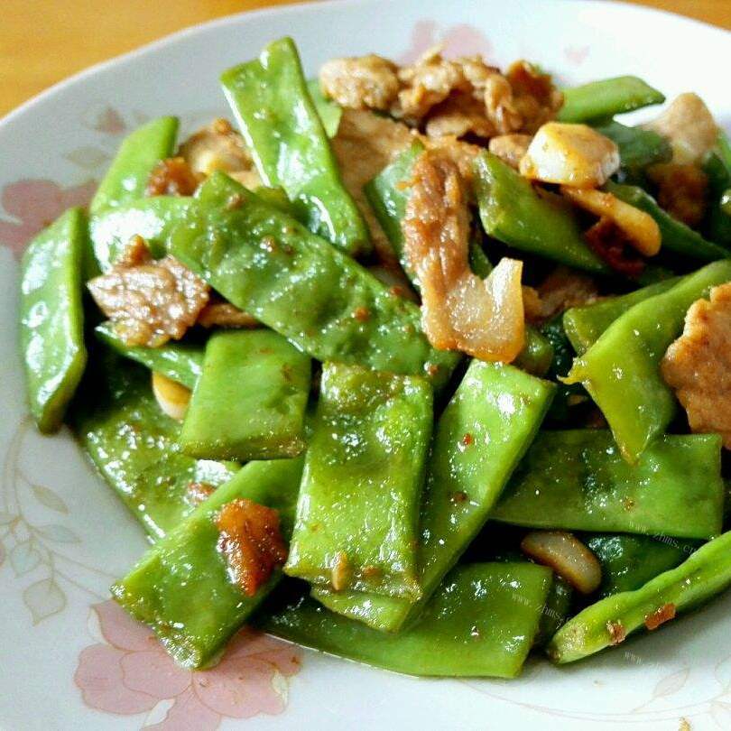 私房菜四季豆炒肉的做法