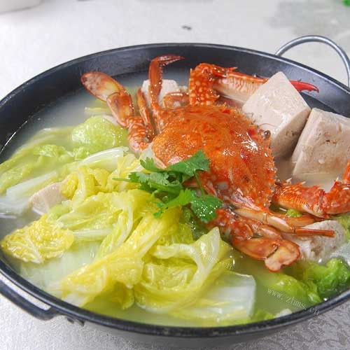 简单版白菜炖冻豆腐