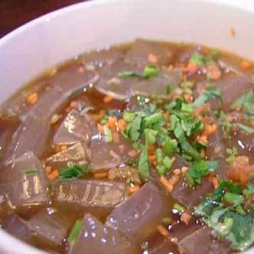 咸鲜的海菜凉粉