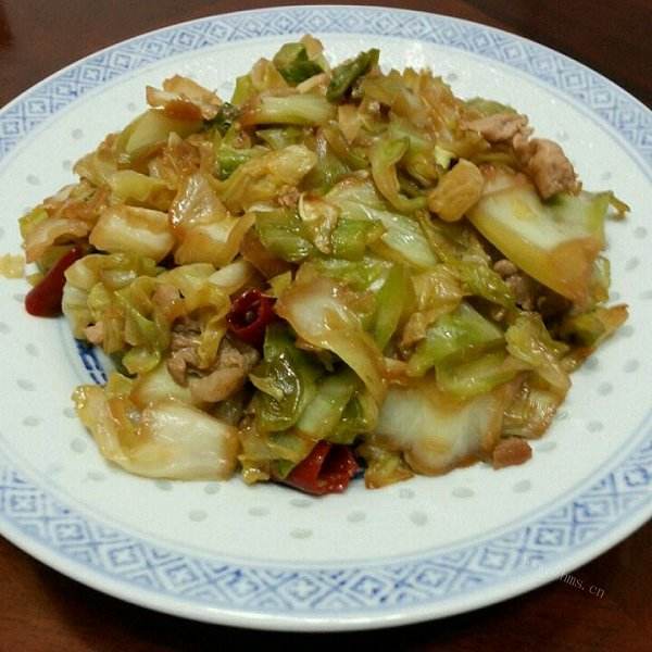 卷心菜炒肉